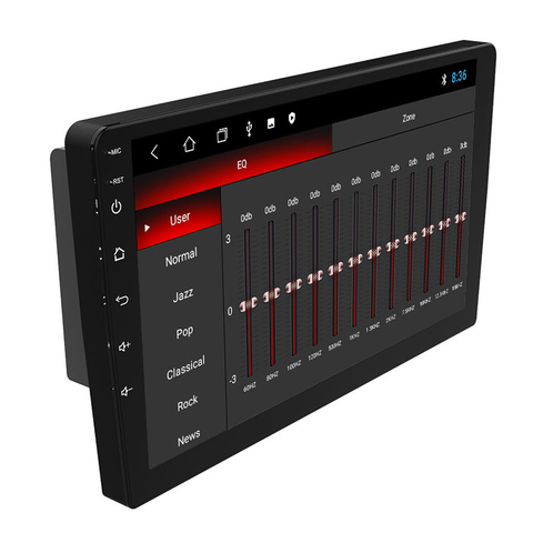 Универсальный сенсорный экран Android 10,0 Gps стерео автомобильный видеоплеер радио 9 дюймов 2 Din 1 + 16G автомобильный плеер Android