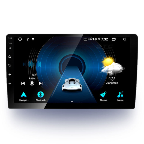 Универсальный 1 Din IPS 1024*600 сенсорный экран Android 2 + 32g BT/GPS/WiFi/Mirror Link/AM/Carplay/DSP/4G DVD-плеер для автомобиля