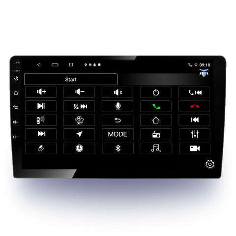 Самый продаваемый 9-дюймовый 2.5D сенсорный Android 10, хороший дисплей с высоким разрешением, навигация, IPS, регулируемый экран для CIVIC2011