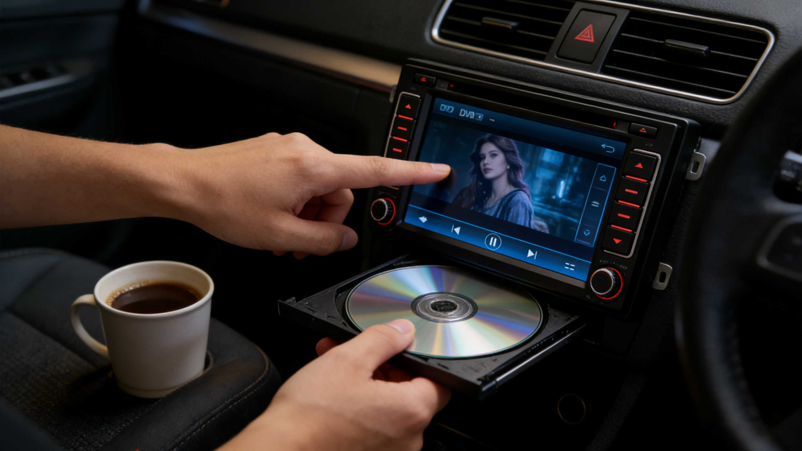 сенсорная автомобильная стереосистема MP5 DVD