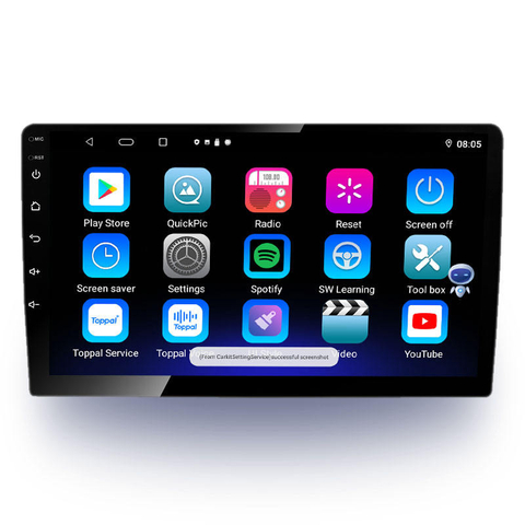 1001A10D Универсальный 10-дюймовый 2din Android 10 мультимедийный экран Rds AHD Dsp Carplay 2 + 32G Автомобильный радиоприемник Стереоплеер видео