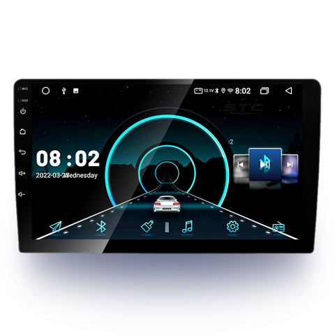 2 Din Универсальный 9 10-дюймовый Android 10.0 Автомобильный GPS-навигатор Android-экран Автомобильный сенсорный DVD-мультимедийный плеер