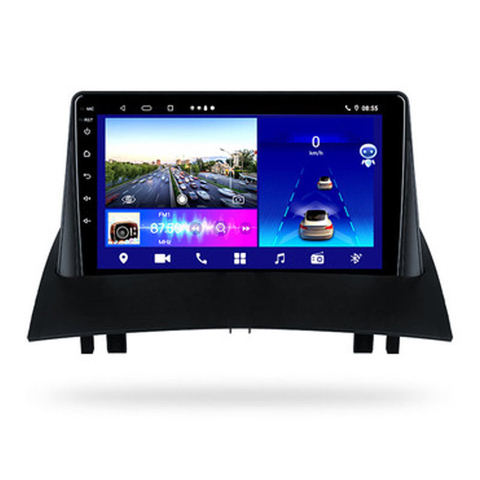 9-дюймовая мультимедийная система для RENAULT MEGANE 2002 2009 GPS Naxigation двойной Din сенсорный экран приборной панели автомобильный DVD-плеер радио