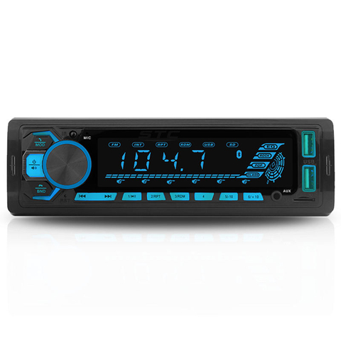 Автомобильный приемник STC Mp3 1 Din с ЖК-экраном Автомобильная стереосистема с DSP 12V Rc Голосовое управление Автомобильное радио