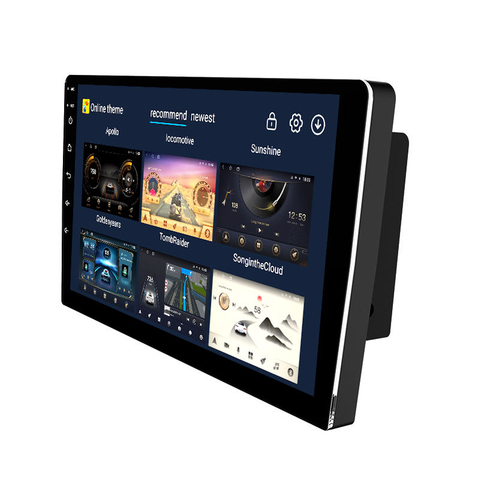 Универсальный 9-дюймовый 10-дюймовый HD-экран Android Авто Радио Автомобильный DVD-плеер с передним и задним двойным видеорегистратором